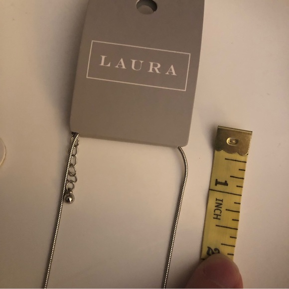 3/$20 Laura Silver and Turquoise Long Necklace NWT - Picture 11 of 13